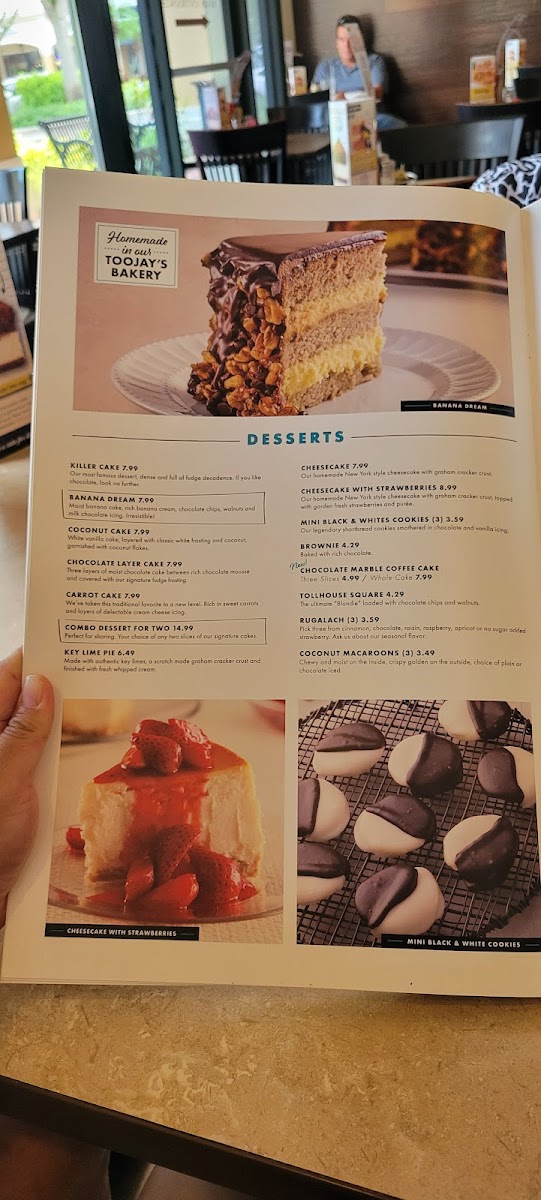 Menu Toojay’S Deli • Bakery • Restaurant-5